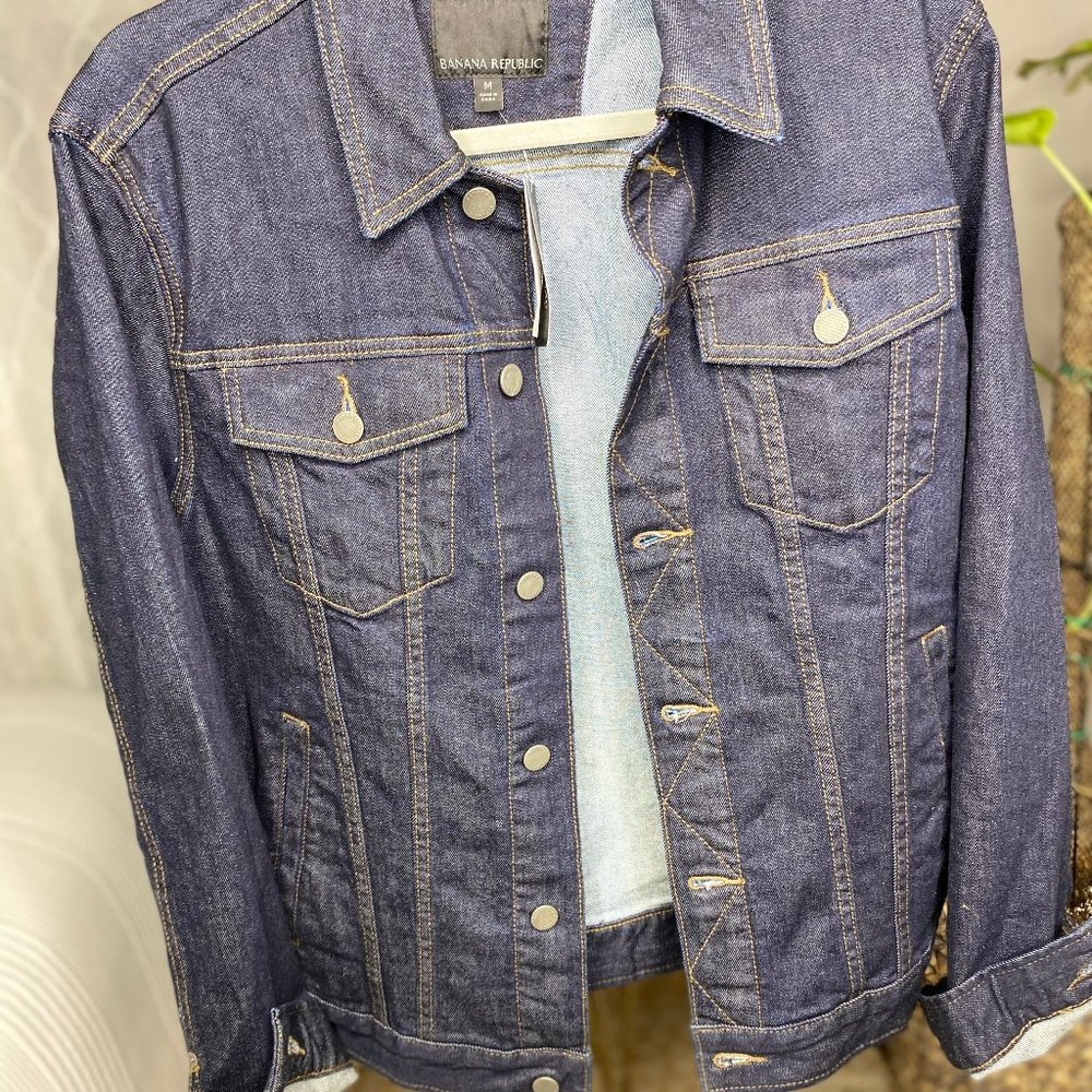 Brand New Banana Republic Classic Denim Jacket